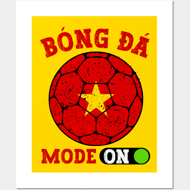 Vietnam Football Wall Art by footballomatic